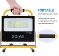 Projecteur portable à panneau solaire 100 W 200 watts recharge debout projecteur LED avec trépied