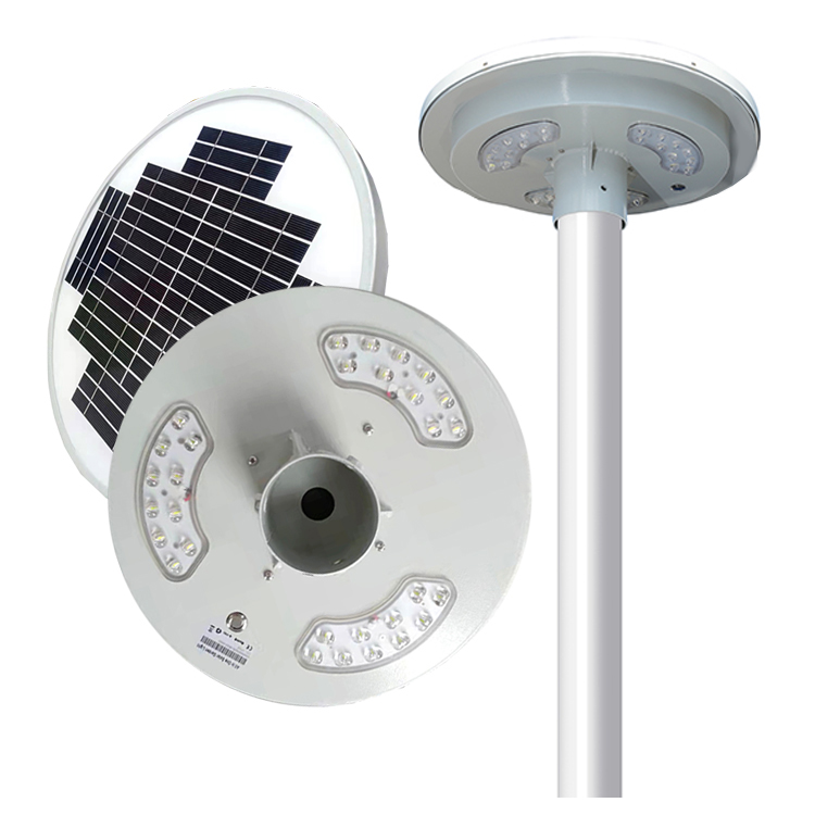 Lampe de jardin LED solaire intégrée pour jardin