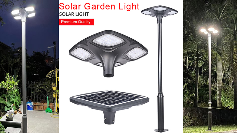Lampes de jardin solaires extérieures