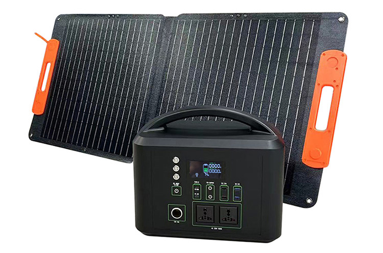 Générateur solaire, stockage d'énergie, alimentation, batterie LiFePO4, grande banque d'alimentation extérieure.