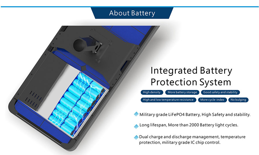 Système de protection de batterie intégré