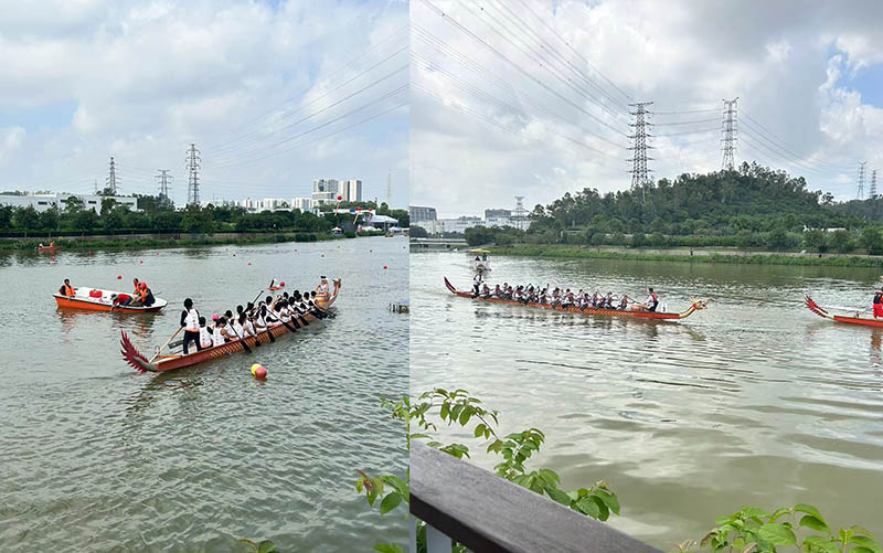 Festival des bateaux-dragons Aujourd'hui, c'est le festival des bateaux-dragons, un jour de fête en Chine. Le cinquième jour du cinquième mois lunaire est la fête traditionnelle chinoise.