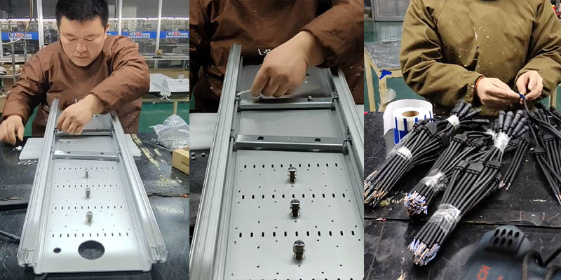 Integrated solar street lamps and light sources