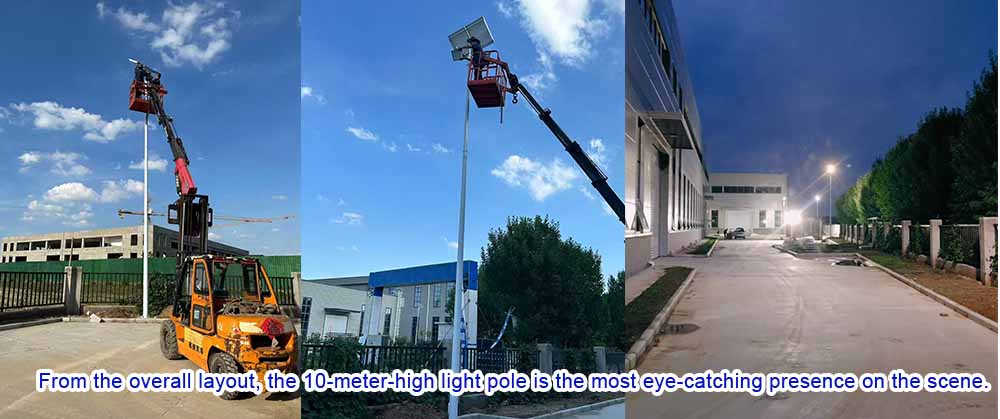 solar street light installed