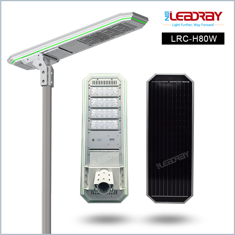 80W Energy Saving Outdoor 30W 40W 60W 100W 120W All In One Solar Power Led Street