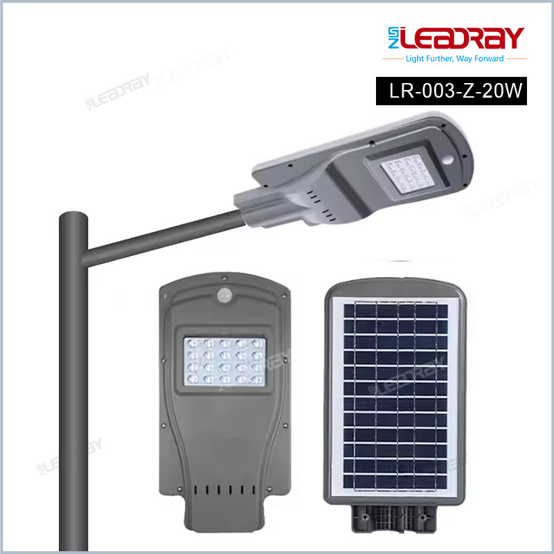 20watt 40watt 60watt Motion Sensor Ip65 Waterproof All in One Led Outdoor Solar Street Light Housing