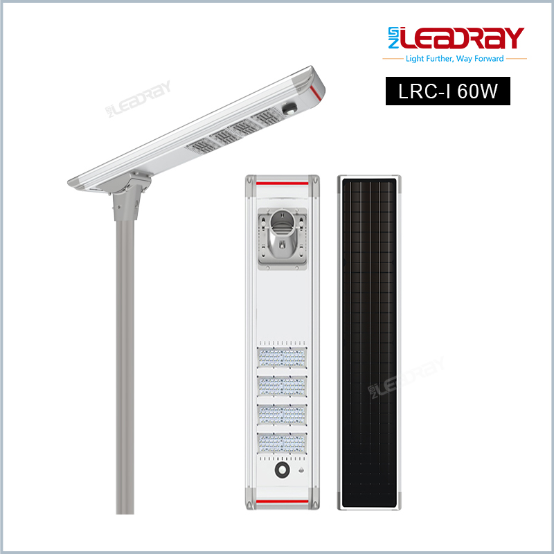 Factory Price Outdoor IP65 Solar Street Light Outdoor Lamp 60W High Lumen Smart Motion Sensor All in One Solar LED Street Light