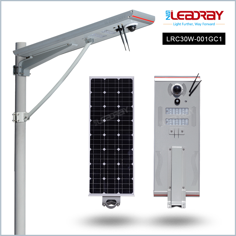 Street light solar panel with CCTV Wifi camera 4G solar panel with light and camera