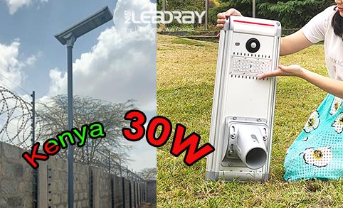 Lors de la 9e exposition sur l'énergie solaire au Kenya, le client a commandé 300 000 lampadaires
