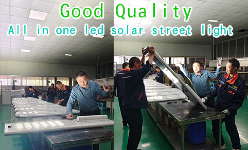 Leadray lampadaire solaire à LED tout-en-un de bonne qualité 40w 60w 80w lampadaire à induction solaire à LED avec panneau solaire