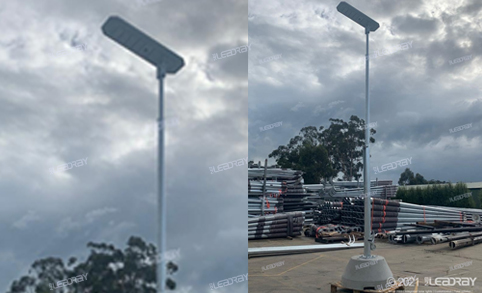 Lampe d'extérieur intelligente Smart City 80 W intégrée tout-en-un LED 30 W 60 W 80 W 100 W 120 W lampadaire solaire avec nettoyage automatique