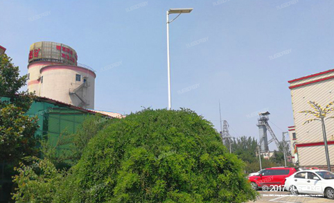 Lampadaires solaires à LED tout-en-un de 40 watts utilisés dans la rue de la cour gouvernementale de Yanzhou