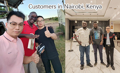À Nairobi, au Kenya, j'ai personnellement rendu visite au client et j'ai eu des salutations et des échanges amicaux, 2024.6.26 et 2024.7.2