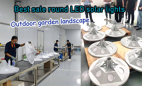 Avec détecteur de mouvement étanche IP65 pour jardin extérieur paysage - Lampadaires LED solaires