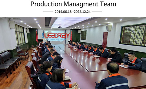 Fabricant de lampadaires solaires à LED et équipe de gestion de la production Les fabricants de lampadaires ont choisi LEADRAY