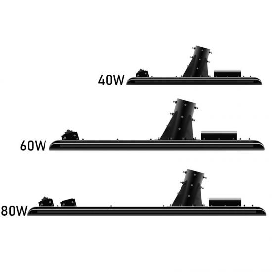 Lampe solaire de stationnement 40 W, alimentée par l'énergie solaire, vente directe, capacité de la batterie 36 V, lampes de jardin à énergie solaire
