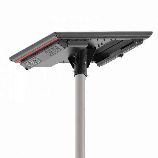 Lampe solaire de stationnement 40 W, alimentée par l'énergie solaire, vente directe, capacité de la batterie 36 V, lampes de jardin à énergie solaire