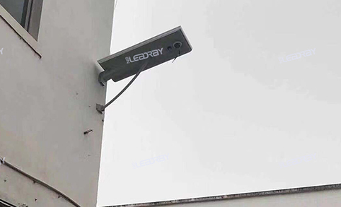Application de lampadaire solaire