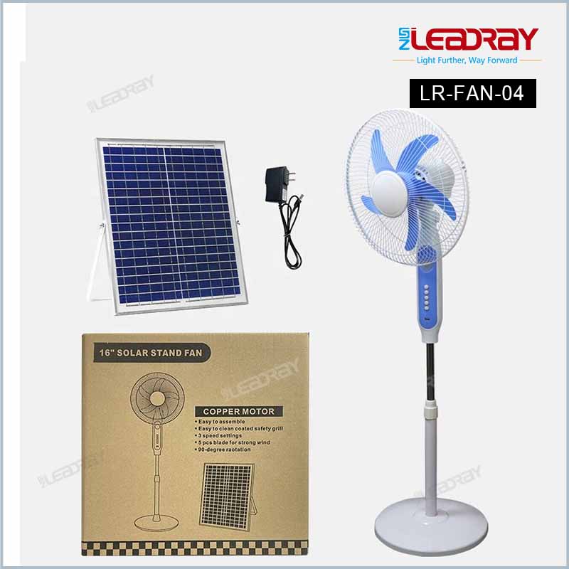Ventilateur électrique rechargeable à l'énergie solaire, ventilateur solaire avec panneau solaire