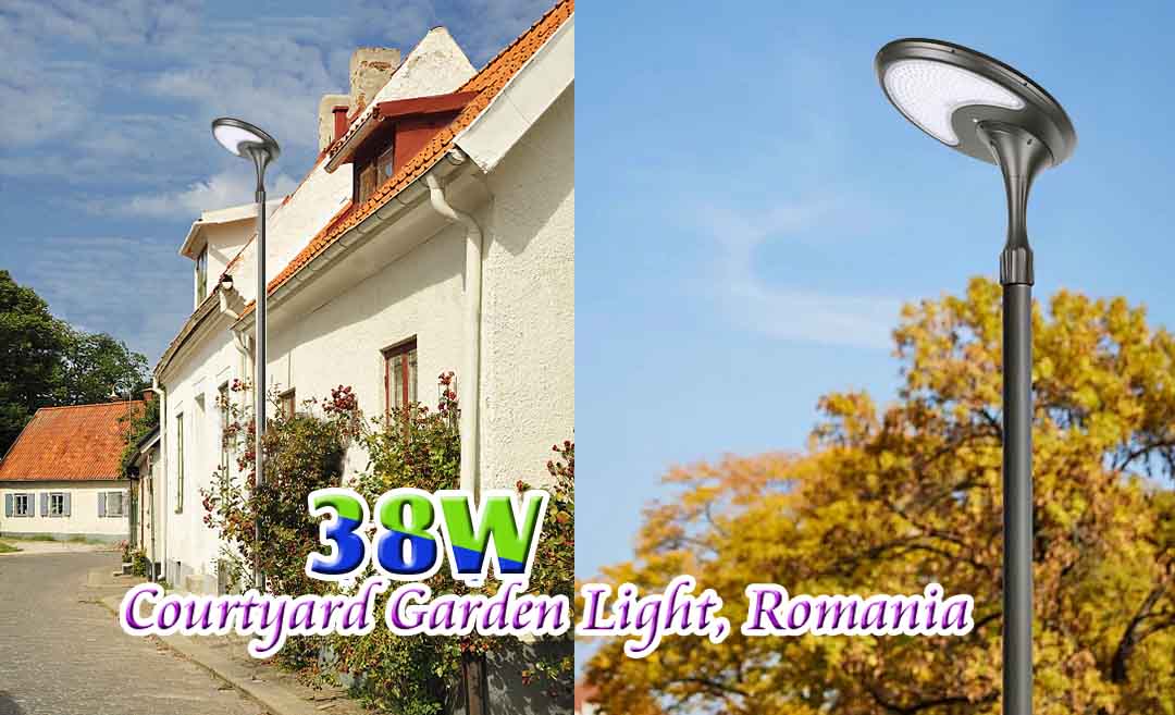 LEADRAY 38W Applique murale de jardin pour cour, Roumanie