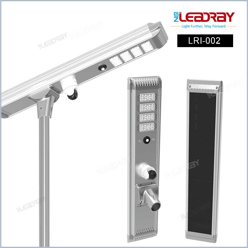 Lampe solaire intégrée avec caméra