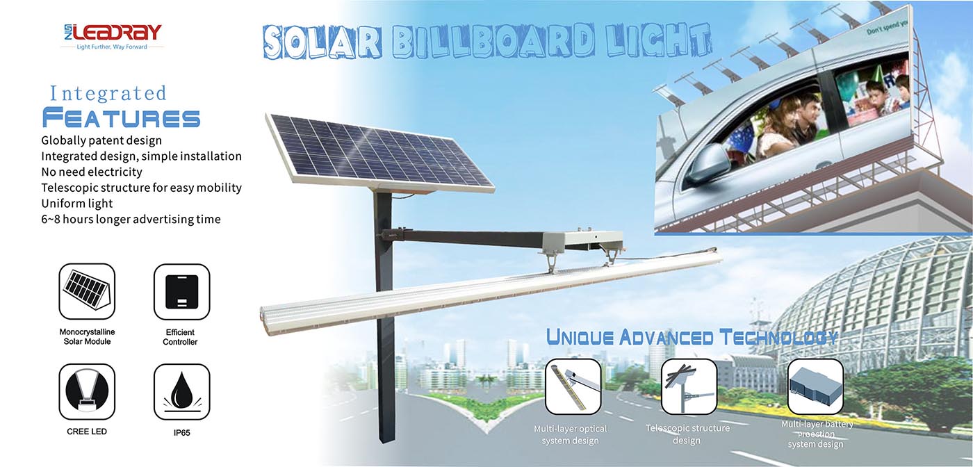 Solar Billboard Lights
