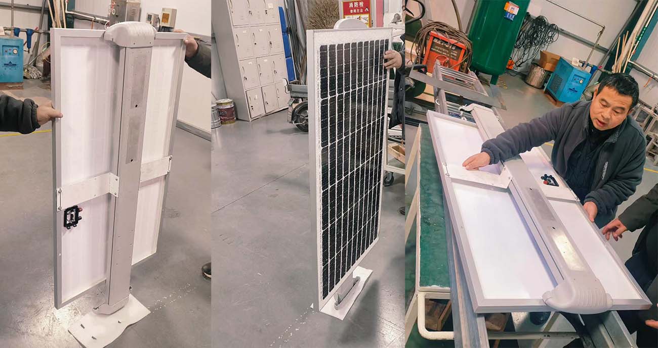 LED solar street lamp 100W