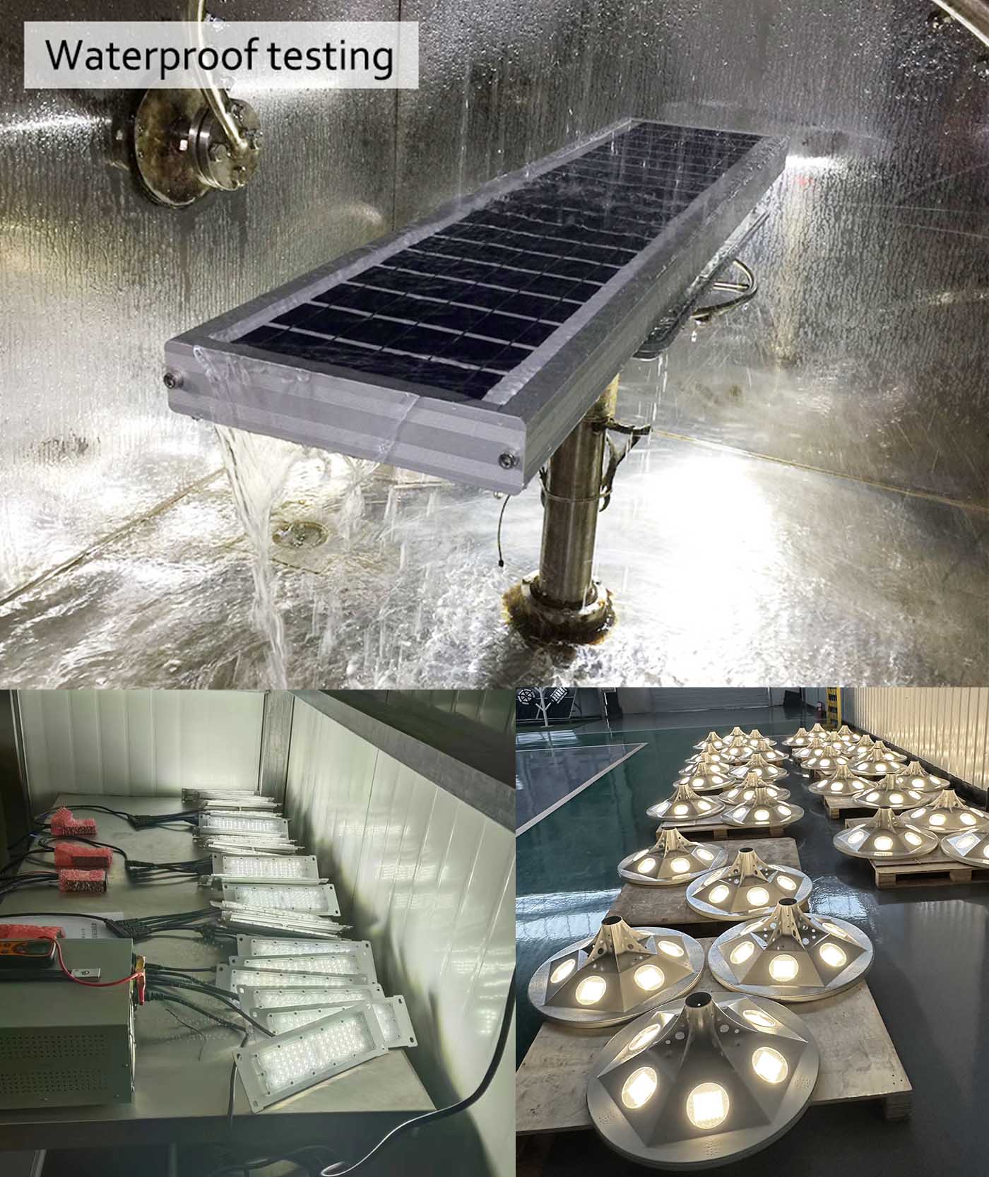 Before shipping, finished products must undergo simulated outdoor environmental testing 