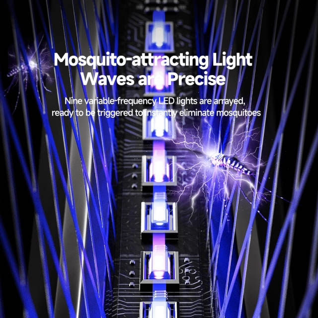 Purple light automatic mosquito