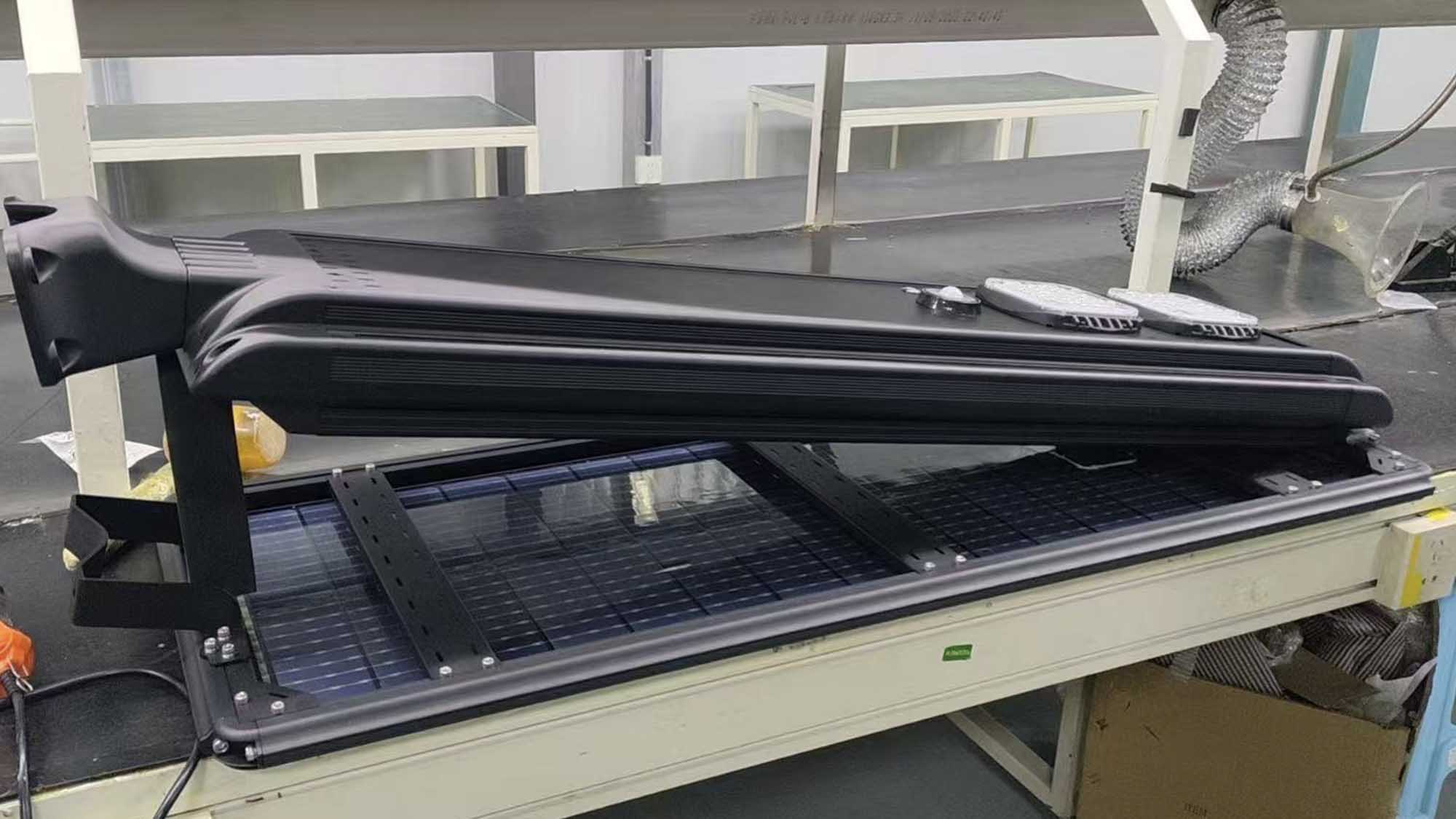 integrated solar street lights