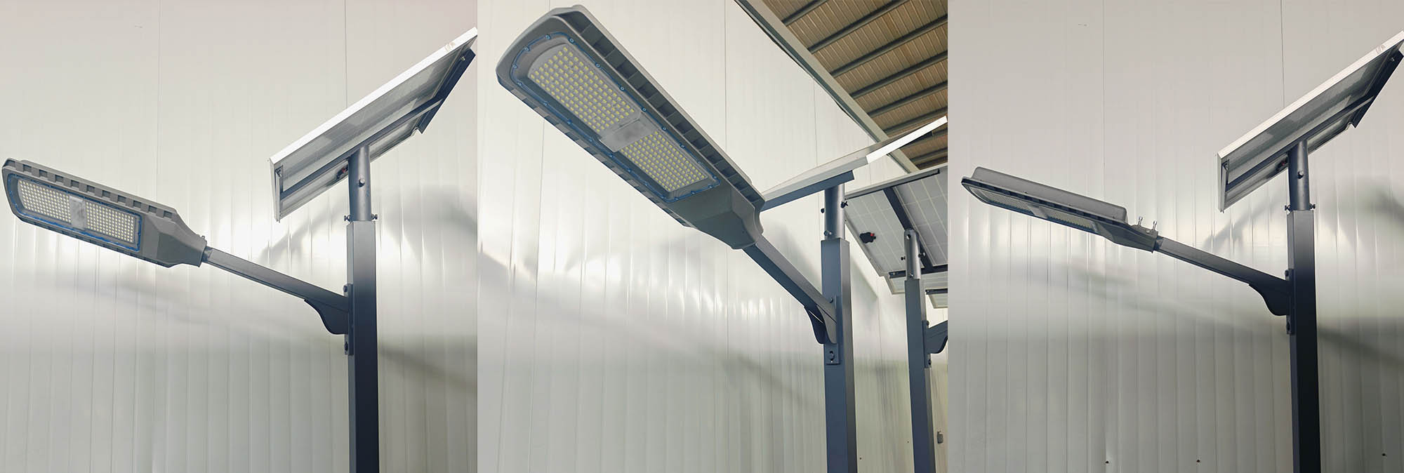 Solar off grid split street lamp