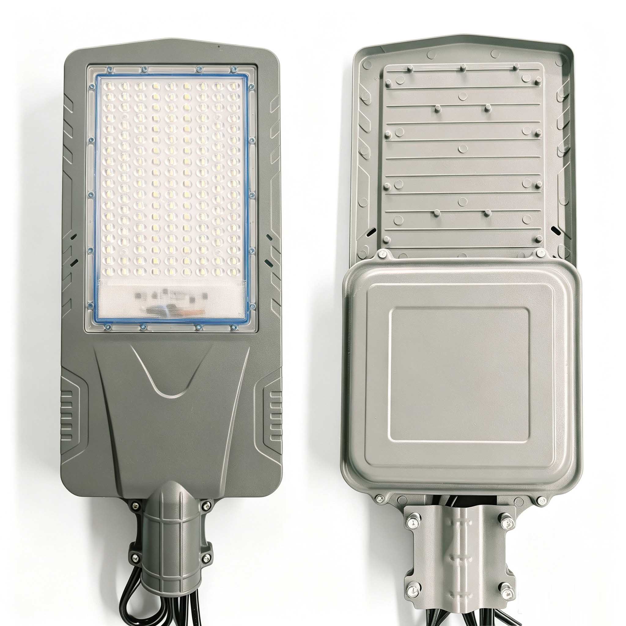 Split solar street lights
