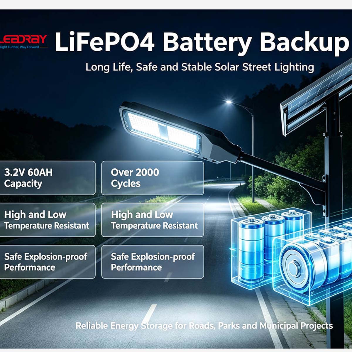 Split Solar Street Light