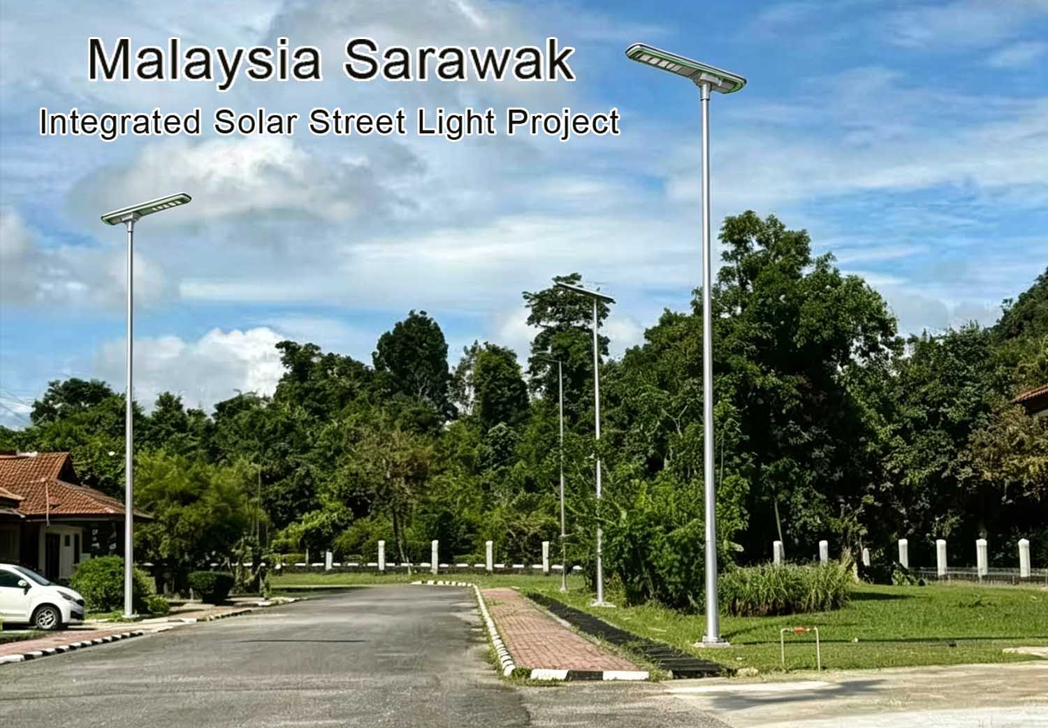 Projet intégré d'éclairage public solaire de Malaisie et de Sarawak