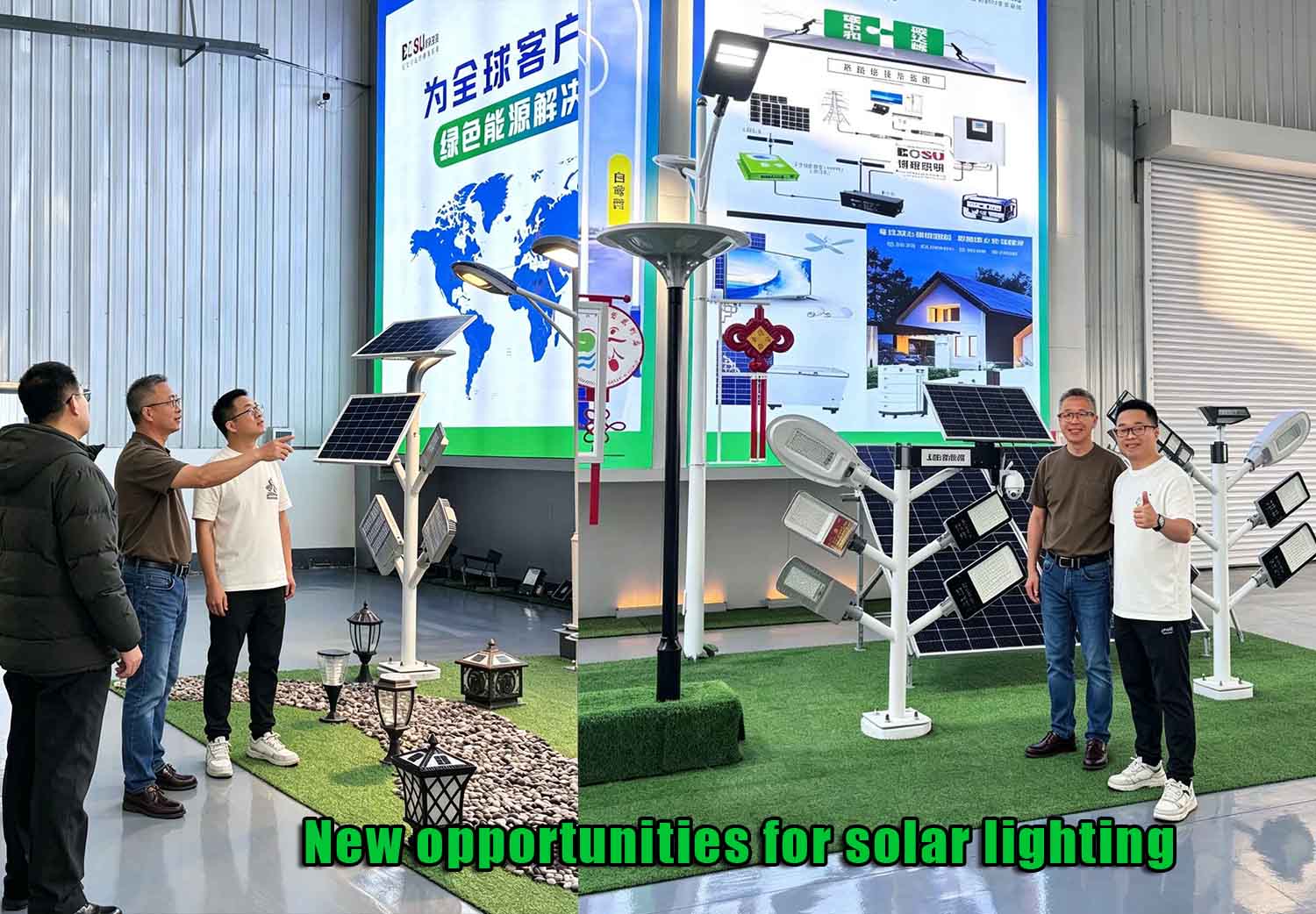 De nouvelles opportunités s'offrent à nous dans le domaine de l'éclairage solaire. Nous avons eu le plaisir d'accueillir notre précieux client pour une visite de notre usine.