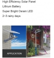 36W batterie au lithium extérieure étanche CE led chauve-souris solaire voie de rue autoroute lumière système d'éclairage à énergie solaire IP65
