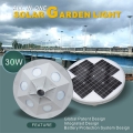 Nouveau Design 30w Led lumière solaire Ufo de haute qualité pour réverbère carré de jardin de route avec capteur de mouvement