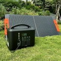 Centrale solaire portative d'alimentation d'énergie de secours de 1000W AC/DC avec la lumière LED pour le ménage en Stock