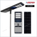 Fabricant intégré lampadaire solaire LED 60W 80W 120W prix bon marché lampes de jardin autonettoyantes 80W
        