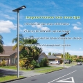 Fabricant intégré lampadaire solaire LED 60W 80W 120W prix bon marché lampes de jardin autonettoyantes 80W
        