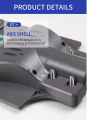 LED d'extérieur étanche IP65, ABS intégré tout-en-un, réverbère solaire Ip66 pour routes 30w 60w 90w 120w