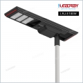 Réverbère solaire tout-en-un de haute qualité à haute puissance 12.8V 615Wh Lampadaires solaires tout-en-un Lamparas Solares Garden Road Lampadaire LED solaire