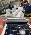 Réverbère de nettoyage automatique d'énergie solaire 60 watts 80 watts 100 watts