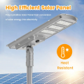 IP65 imperméable High Lumen 300W-600W Aluminium LED intégré LED de rue solaire pour la route extérieure tout dans une lumière solaire