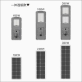 Remote Control Road Bridge Engineering IP65 Imperpose 60W 80W extérieur tout dans un révertaire solaire LED solaire