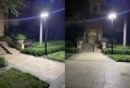 Factory Ventes à chaud OVNI intégrés à lampe à moteur extérieur intégrée Laux de jardin de jardin en gros de l'usine