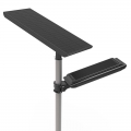 Lampadaire solaire LED tout-en-un étanche d'extérieur 40 W 60 W