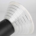 Borne solaire de jardin en aluminium moulé étanche IP65, garantie 2 ans, source LED
