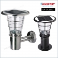 Lampes solaires LED imperméables pour poteau de pelouse, clôture, jardin