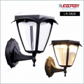 Applique murale solaire en aluminium, lampe LED étanche pour jardin, extérieur, clôture, maison